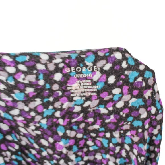 2010s George Warm-Tone Nightgown House Dress – Women’s L, Lace Detail - Picture 6 of 6